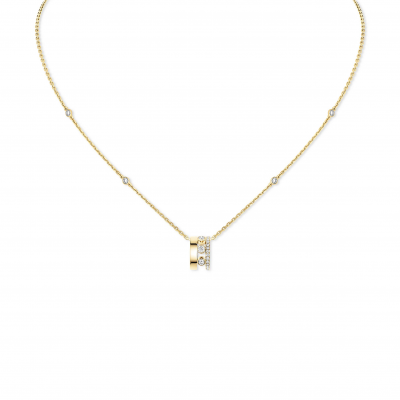 MESSIKA MOVE ROMANE PENDANT NECKLACE YELLOW GOLD DIAMOND NECKLACE 07158-YG